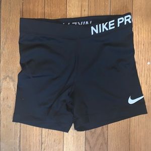 black nike spandex